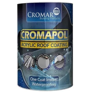 CROMAR Cromapol Emergency Roof Repair Acrylic Coating Waterproofing Grey 2.5kg - Picture 1 of 10