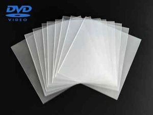 400 DVD/CD plastic sleeves (lightly used) - Photo 1/1