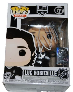 LUC ROBITAILLE signed (LOS ANGELES KINGS) Hockey #67 Funko Pop BECKETT BM39123 - Picture 1 of 4