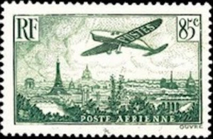 Timbre de France Poste aérienne PA N° 8 Neuf ** MNH - Imagen 1 de 1