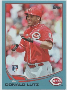 2013 Topps Update WALMART BLUE #US159 Donald Lutz CINCINNATI REDS RC 10 - Picture 1 of 1