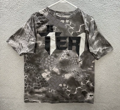 Paramount Outdoors Shirt Adult Large Gray Camouflage Grunge Skater Camo Mens - Image 1 of 4