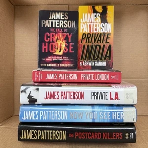 JAMES PATTERSON Book LOT OF 6 Mystery Thriller Suspense Fiction Private L104 - Picture 1 of 5