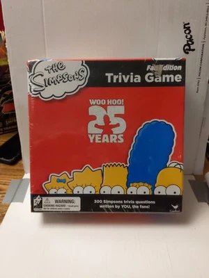 The SIMPSONS - Trivia Board Game, Fan Edition  25 Years - New Sealed  - Image 1 of 2