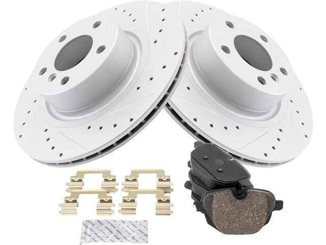 Kit Pastilla Freno Trasero y Rotor Para 11-16 BMW X3 X4 xDrive35i xDrive28i M40i BQ52S6 Foto 1 de 1