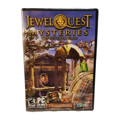 Jewel Quest "The Seventh Gate" HIDDEN OBJECTS & PUZZLES PC CD-ROM GAMES SEALED - Image 1 of 2