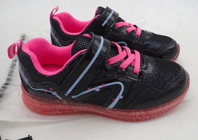 YESKIS Zapatos Iluminados Niños LED Intermitentes Tenis Malla Negro Talla 12 Foto 1 de 4