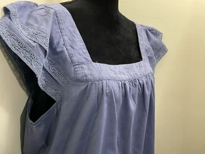 Old Navy Damen blaues Hängerchen Top mit Spitze Gr. XL - Bild 1 von 11
