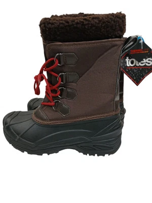 Botas de neve Totes impermeáveis masculinas tamanho 11 inverno clima térmico leve isolado - Imagem 1 de 4
