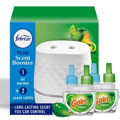 Ambientador Febreze Plug - Ganancia de aroma, kit de inicio + 2 recargas nuevo en caja Foto 1 de 2