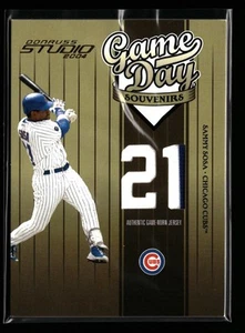 2004 Donruss Studio Sammy Sosa Game Day Souvenirs Jersey #/300 Cubs - Picture 1 of 2