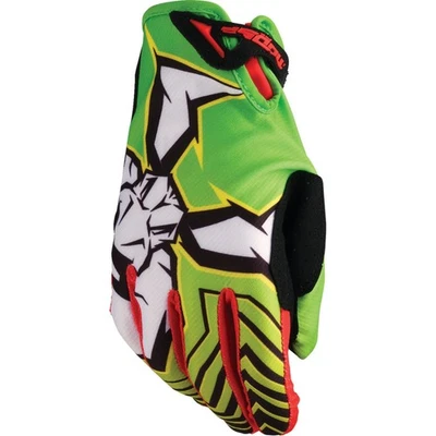 Moose Racing Agroid Pro Gloves (XX-Large, Green/Red) - Image 1 of 3