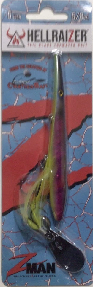 Z-MAN HR5-10 Hellraizer Topwaters 5 Inch 5/8 Ounce Purple Death