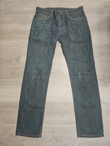 Jeans Levis 511 Hombres 32x32 (29 entrepierna) Lavado Oscuro Cercanías Ciclismo Verde Bolsillo - Imagen 1 de 17