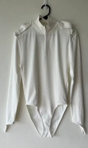 Dion Lee L124807 Damen Strickbody Elfenbein Half-Zip Größe XL - Bild 1 von 5
