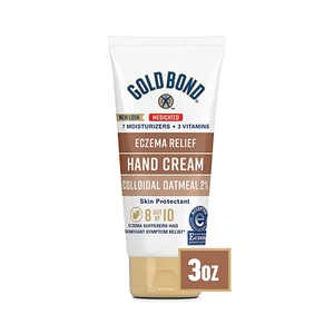 Lot of 2 GOLD BOND - ECZEMA Relief Hand Cream 3oz Tubes - Picture 1 of 2