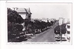 Perth St Georges Terrace Looking east from Mill Street RPPC - Picture 1 of 2