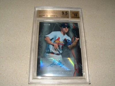 2014 BOWMAN STERLING STEPHEN PISCOTTY AUTO, SIGNED ROOKIE CARD BGS GEM 9.5 - Image 1 of 3