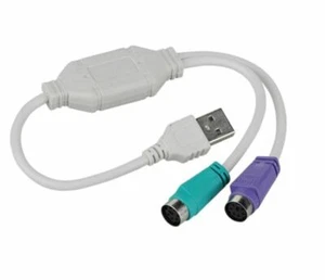 Cavo da USB A PS2 connettore 6p convertitore adattatore per pc mouse tastiera - Bild 1 von 3