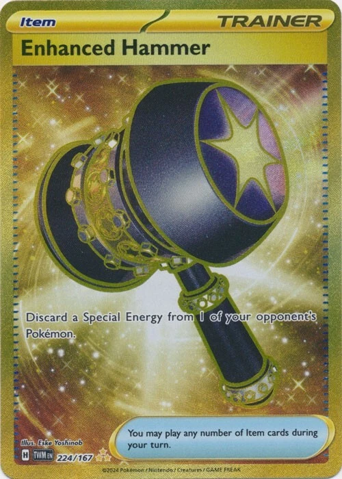 Enhanced Hammer -  224/167 Hyper Rare Twilight Masquerade Pokemon TCG - Image 1 of 1