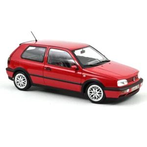 Modellino auto Norev VW Golf III GTI 1996 rosso flash 1:18 coniglio Volkswagen MK3 - Foto 1 di 7