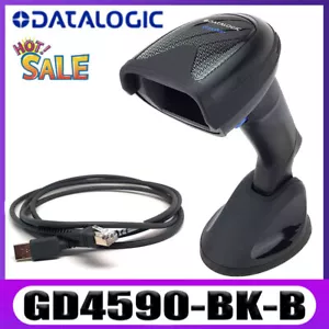 Datalogic Gryphon GD4590-BK-B All-in-One 2D Barcode Scanner W/ USB Cable & Base - Picture 1 of 11