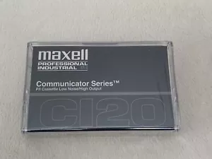 CASSETTA CASSETTA MAXELL C120 Communicator Professional Series P/I Nuovo e Sigillato - Foto 1 di 6