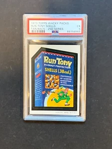 1973 Topps Wacky Packages 2nd Series 2 Tan Back Run Tony Shells PSA 5 EX - Bild 1 von 2