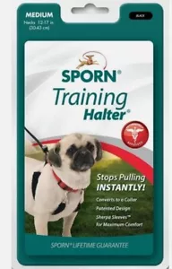 Sporn Original Training Halter for Dogs Black Medium - Picture 1 of 1