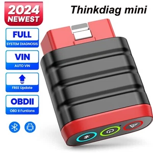 THINKCAR Auto OBD2 Fault Code Reader Scanner Bluetooth All System ABS SRS TCM - Picture 1 of 10