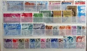 ITALIEN REPUBLIK 1961 KOMPLETTER JAHRGANG GEBRAUCHT GRONCHI - 37 BRIEFMARKEN U - Bild 1 von 1