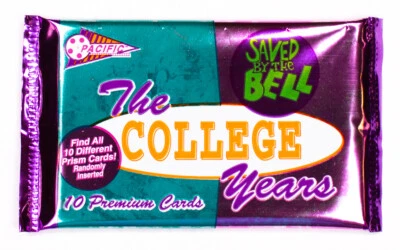 Saved By The Bell College Years Vintage Trading Cards ONE Pack 1994 90s Cartoon - Image 1 of 3