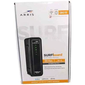 Arris Surfboard 2 Band SBG10 Wi-Fi Internet Cable Router Modem 2.4 and 5 ghz - Afbeelding 1 van 3