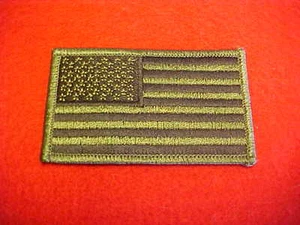 US Navy - US Marine Corps - Embroidered - US Flag - Subdued - size 2" x 3 3/8" - Picture 1 of 1