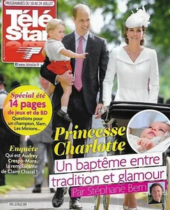 TELE STAR n°2024 18/07/2015 Princesse Charlotte/ Marie Drucker/ Stephen Amell - Imagen 1 de 1