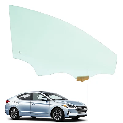 Front Door Window Glass For Hyundai Elantra 4-Door 2016-2020 Passenger Right - Image 1 of 4