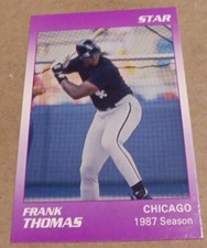 1991 Star Frank Thomas Purple #8 SUPER RARE HOF Chicago White Sox 