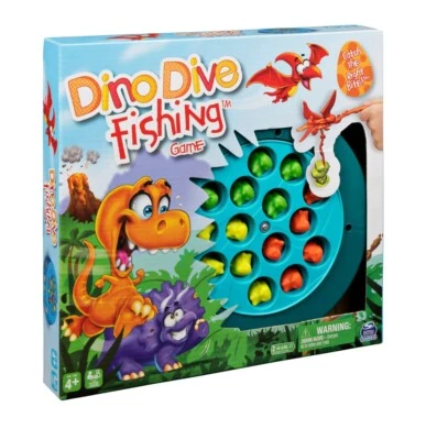 DINO DIVE FISHING GAME - Board Game For Kids, Ages 4 And Up - Image 1 of 4