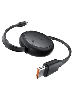 Baseus 60W Ultra Mini Retractable USB C to USB C PD 3A Fast Charging Cable - Picture 1 of 10