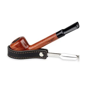 Leather Pipe Rack/Stand/Holder with Foldable 3 in 1 Pipe Cleaner Brand-FIREDOG - Foto 1 di 5