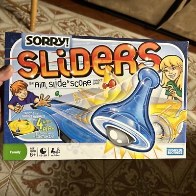 Sorry! Sliders Board Game By Parker Brothers Fun Family Game VG+ Box Ok - Image 1 of 2