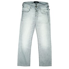 Lee Riplay Vulcano Men's Jeans Pants Straight Zip Comfort 48 W32 L34 Used Grey