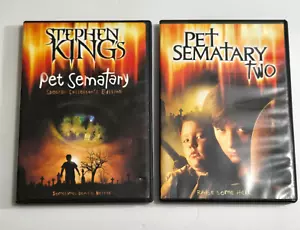 Pet Sematary 1-2 DVD Set Stephen King Edward Furlong Dale Midkiff - Picture 1 of 7