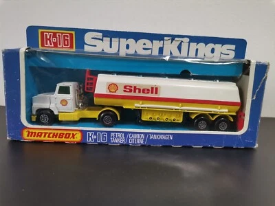 MATCHBOX SUPER KINGS K-16 PETROL TANKER SHELL - Immagine 1 di 4