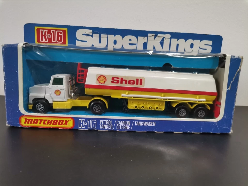 MATCHBOX SUPER KINGS K-16 PETROL TANKER SHELL - Immagine 1 di 4