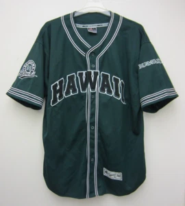 Rare Colosseum University of Hawaii Rainbow Baseball Jersey XXL Patch *SEWN* - Picture 1 of 13
