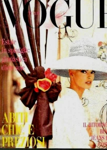 VOGUE ITALIA 1991 LINDA EVANGELISTA CHRISTY STEPHANIE SEYMOUR CINDY CRAWFORD - Imagen 1 de 11