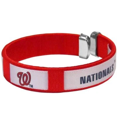 Washington Nationals Fan Band Bracelet MLB Licensed Baseball Jewelry - Image 1 of 3
