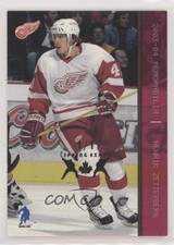 2003 ITG Be A Player Memorabilia Ruby Spring Expo Gold 1/1 Henrik Zetterberg #30