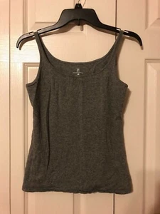 Camiseta sin mangas New York & Company gris jaspeado liso talla PEQUEÑO NUEVO - Imagen 1 de 5